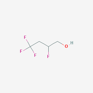 molecular formula C4H6F4O B8650536 2,4,4,4-Tetrafluorobutanol 