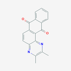 molecular formula C18H12N2O2 B8650580 1V22SKS7LW CAS No. 89986-91-4