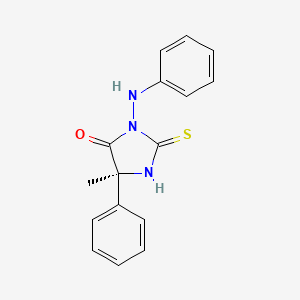 (S)-5-Methyl-5-phenyl-3-(phenylamino)-2-thioxoimidazolidin-4-one