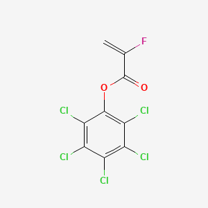 molecular formula C9H2Cl5FO2 B8650718 Pentachlorophenyl 2-fluoroprop-2-enoate CAS No. 114589-64-9