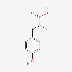molecular formula C10H10O3 B8650727 4-Hydroxy-alpha-methylcinnamic acid 