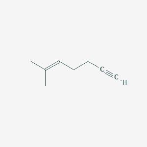 molecular formula C8H12 B8650930 6-Methyl-5-hepten-1-yne CAS No. 22842-10-0