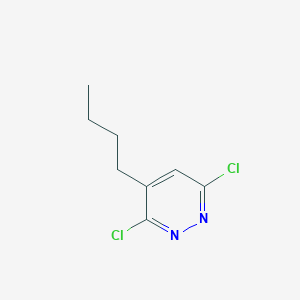 molecular formula C8H10Cl2N2 B8650989 4-Butyl-3,6-dichloropyridazine 