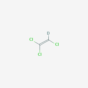 molecular formula C2HCl3 B086510 Trichloroethylene-d CAS No. 13291-68-4