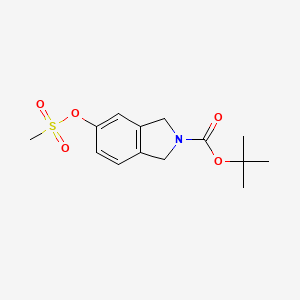 Tert-butyl 5-methylsulfonyloxy-1,3-dihydroisoindole-2-carboxylate