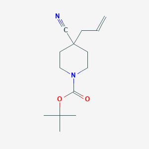 tert-Butyl 4-allyl-4-cyanopiperidine-1-carboxylate