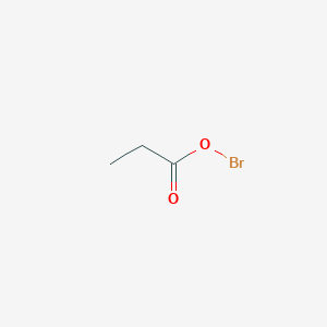 molecular formula C3H5BrO2 B8651068 Propionyl hypobromite CAS No. 82198-80-9