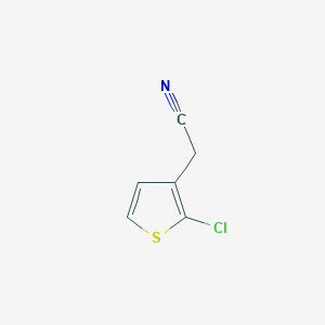 molecular formula C6H4ClNS B8651084 2-(2-Chlorothiophen-3-yl)acetonitrile 