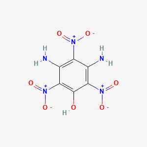 molecular formula C6H5N5O7 B8651304 3,5-Diamino-2,4,6-trinitrophenol CAS No. 56140-58-0