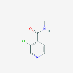 molecular formula C7H7ClN2O B8651309 3-chloro-N-methylpyridine-4-carboxamide 