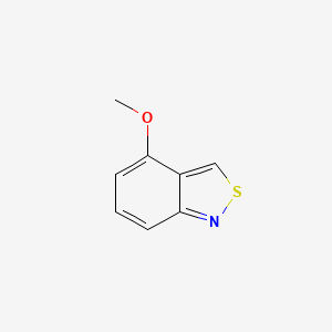 molecular formula C8H7NOS B8651420 2,1-Benzisothiazole, 4-methoxy- CAS No. 56911-03-6