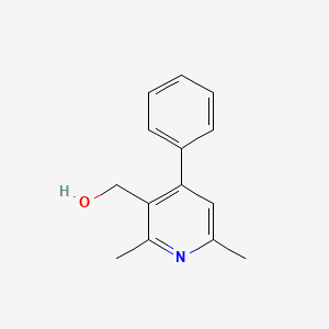 molecular formula C14H15NO B8651438 (2,6-Dimethyl-4-phenylpyridin-3-yl)methanol 