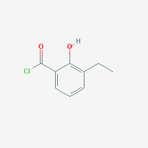 molecular formula C9H9ClO2 B8651446 3-Ethyl-2-hydroxybenzoyl chloride CAS No. 56394-92-4