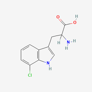 molecular formula C11H11ClN2O2 B086515 7-氯色氨酸 CAS No. 153-97-9