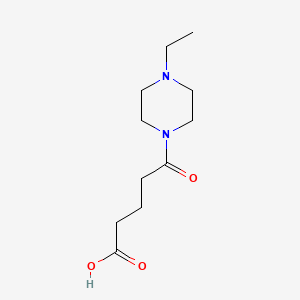 molecular formula C11H20N2O3 B8651548 5-(4-Ethylpiperazin-1-yl)-5-oxopentanoic acid CAS No. 318280-29-4