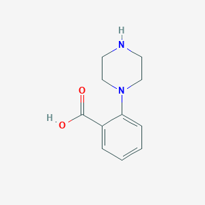 molecular formula C11H14N2O2 B086516 2-(哌嗪-1-基)苯甲酸 CAS No. 446831-27-2