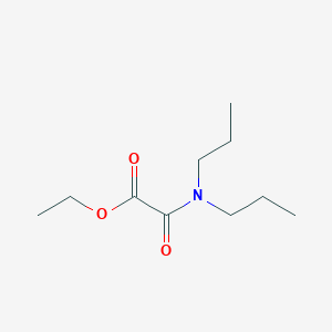 molecular formula C10H19NO3 B8651627 2-(Dipropylamino)glyoxylic acid ethyl ester 