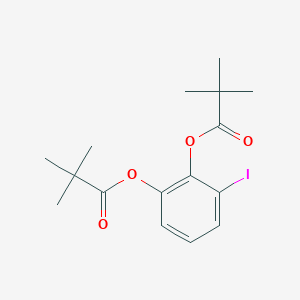 molecular formula C16H21IO4 B8651787 Bis(tert-butylcarbonyloxy)iodobenzene 