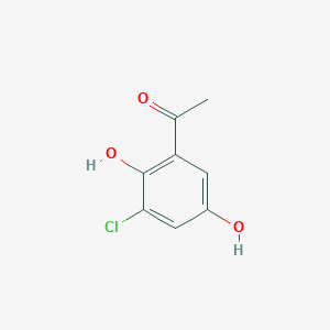 molecular formula C8H7ClO3 B8651854 1-(3-Chloro-2,5-dihydroxyphenyl)ethanone CAS No. 528886-30-8