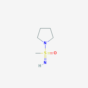 molecular formula C5H12N2OS B8651935 1-(S-Methylsulfonimidoyl)pyrrolidine 