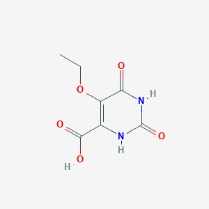 molecular formula C7H8N2O5 B8651958 5-Ethoxy-2,6-dihydroxypyrimidine-4-carboxylic acid 