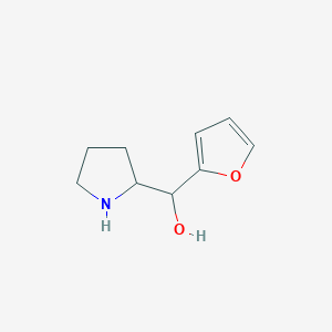molecular formula C9H13NO2 B8651976 2-Furyl(pyrrolidin-2-yl)methanol 