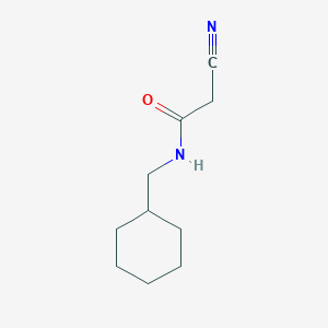 molecular formula C10H16N2O B8652130 2-cyano-N-(cyclohexylmethyl)acetamide CAS No. 177352-29-3