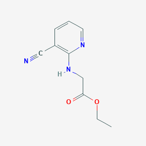 molecular formula C10H11N3O2 B8652164 (3-Cyanopyridin-2-ylamino)-acetic acid ethyl ester 