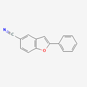 molecular formula C15H9NO B8652173 5-Cyano-2-phenyl-benzo[b]furan CAS No. 79008-77-8