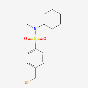 4-(bromomethyl)-N-cyclohexyl-N-methylbenzenesulfonamide