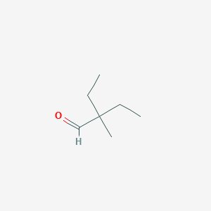 molecular formula C7H14O B8652354 2-Ethyl-2-methylbutanal 