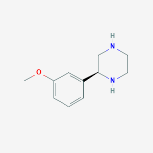 molecular formula C11H16N2O B8652393 (S)-2-(3-methoxyphenyl)-piperazine 
