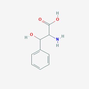 molecular formula C9H11NO3 B086525 2-氨基-3-羟基-3-苯基丙酸 CAS No. 1078-17-7
