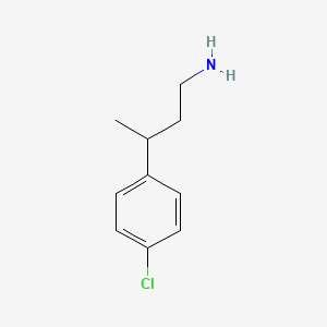3-(4-Chlorophenyl)butan-1-amine