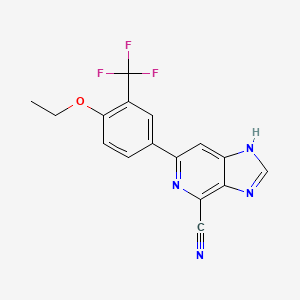 6-(4-Ethoxy-3-(trifluoromethyl)phenyl)-3H-imidazo[4,5-c]pyridine-4-carbonitrile