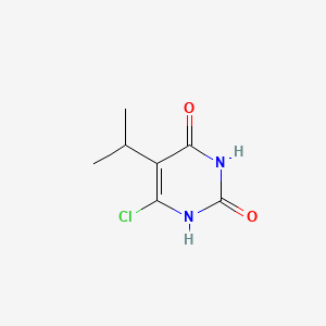 molecular formula C7H9ClN2O2 B8652559 6-Chloro-5-isopropylpyrimidine-2,4(1H,3H)-dione 