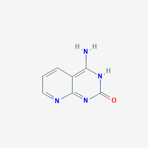 molecular formula C7H6N4O B8652570 4-aminopyrido[2,3-d]pyrimidin-2(1H)-one 