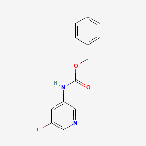 molecular formula C13H11FN2O2 B8652596 benzyl N-(5-fluoropyridin-3-yl)carbamate 