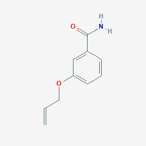 molecular formula C10H11NO2 B8652639 3-Allyloxybenzamide 