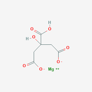 molecular formula C6H6MgO7 B086527 柠檬酸二镁 CAS No. 144-23-0