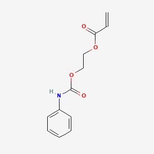 molecular formula C12H13NO4 B8652703 2-[(Phenylcarbamoyl)oxy]ethyl prop-2-enoate CAS No. 51727-48-1