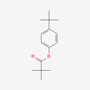 molecular formula C15H22O2 B8652721 Propanoic acid, 2,2-dimethyl-, 4-(1,1-dimethylethyl)phenyl ester CAS No. 98451-63-9