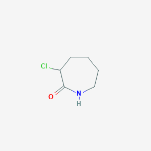 molecular formula C6H10ClNO B8652770 3-Chloroazepan-2-one CAS No. 1468-55-9