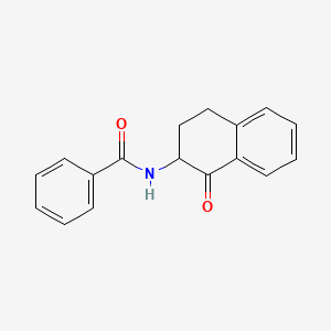 B8652837 N-(1-Oxo-1,2,3,4-tetrahydronaphthalen-2-yl)benzamide CAS No. 5765-24-2