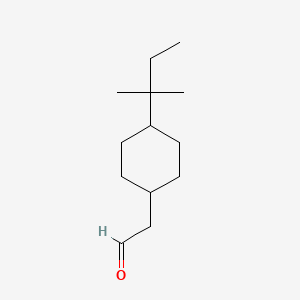 molecular formula C13H24O B8653082 2-(4-Tert-amylcyclohexyl)acetaldehyde CAS No. 620159-84-4