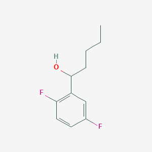 molecular formula C11H14F2O B8653150 1-(2,5-Difluorophenyl)-1-pentanol 