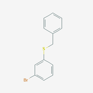 molecular formula C13H11BrS B8653167 Benzyl(3-bromophenyl)sulfane 
