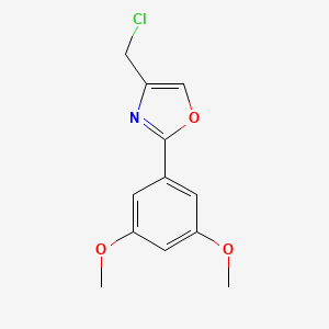 4-Chloromethyl-2-(3,5-dimethoxyphenyl)oxazole