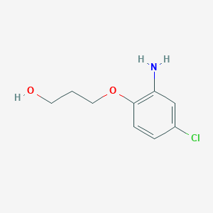 3-(2-Amino-4-chlorophenoxy)propan-1-ol