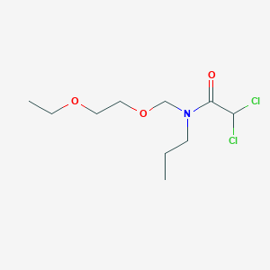 molecular formula C10H19Cl2NO3 B8653229 2,2-Dichloro-N-[(2-ethoxyethoxy)methyl]-N-propylacetamide CAS No. 88498-30-0